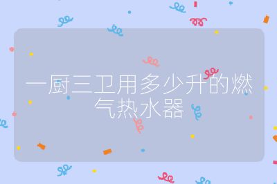 一廚三衛(wèi)用多少升的燃?xì)鉄崴? /></p>                                </p>
      <div   id=