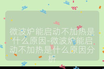 微波爐能啟動(dòng)不加熱是什么原因-微波爐能啟動(dòng)不加熱是什么原因分析
