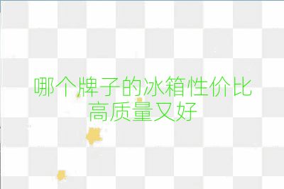 哪個(gè)牌子的冰箱性價(jià)比高質(zhì)量又好