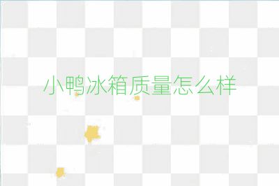 小鴨冰箱質(zhì)量怎么樣