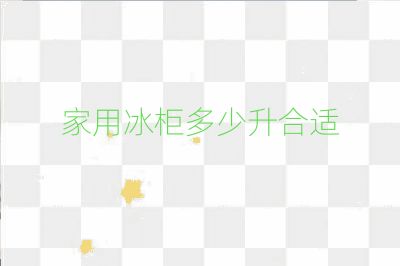 家用冰柜多少升合適
